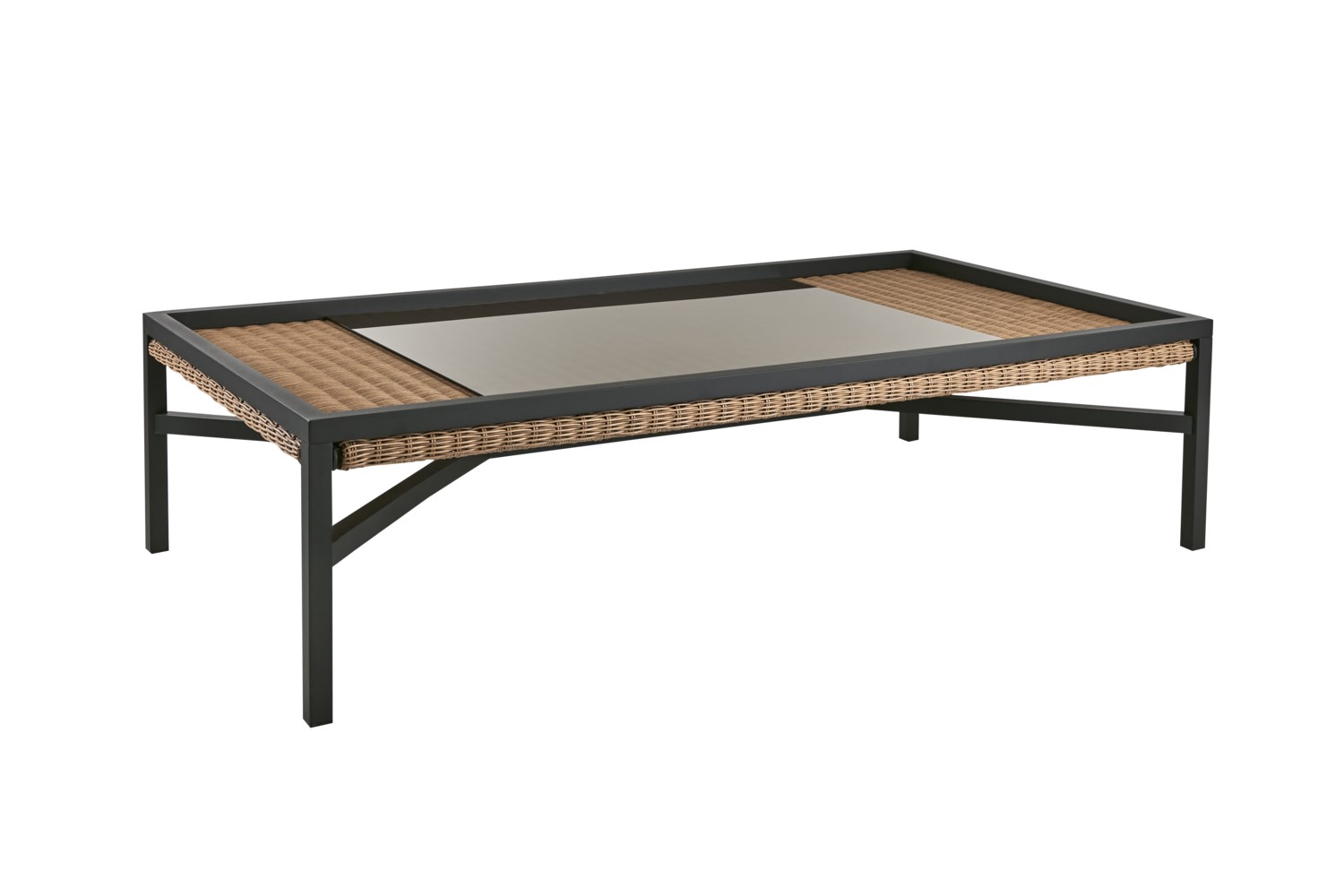 Lounge Gartenmöbel Set SHELL Rattan natur