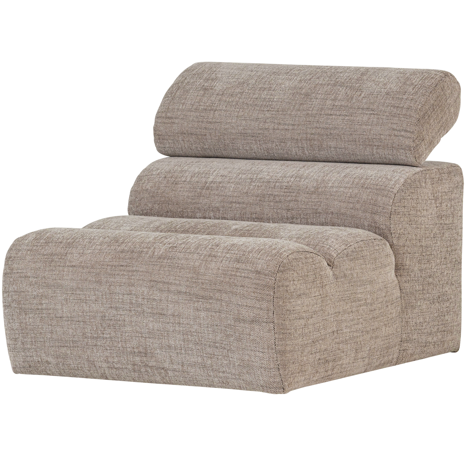 Sofaelement NOVI 82 cm Element Webstoff natur melange
