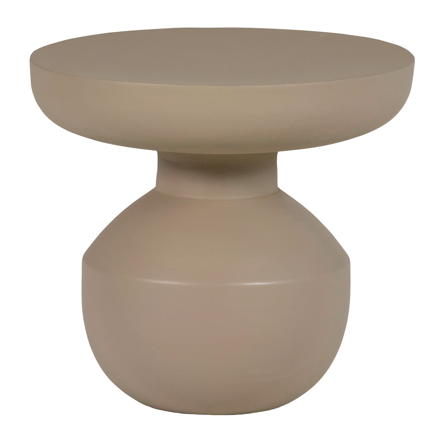 Beistelltisch BOVA Ø 45 cm Metall braun  