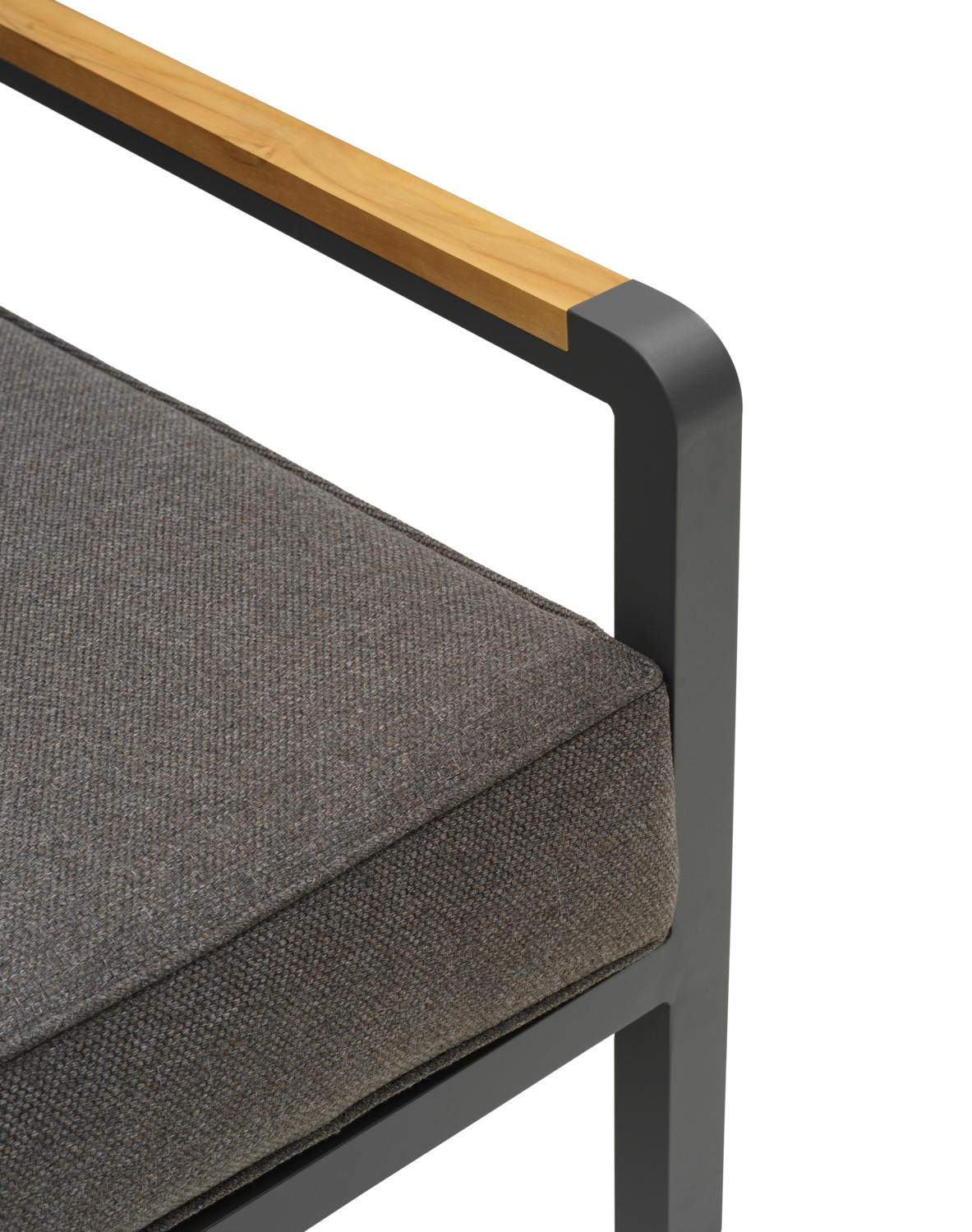 Garten Lounge Set Nova 3 Siter Sofa und 2 Sessel Aluminium anthrazit