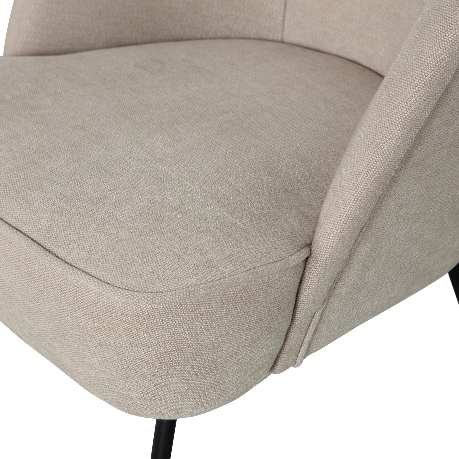 Sessel VOGUE Webstoff sandfarben Loungesessel Clubsessel