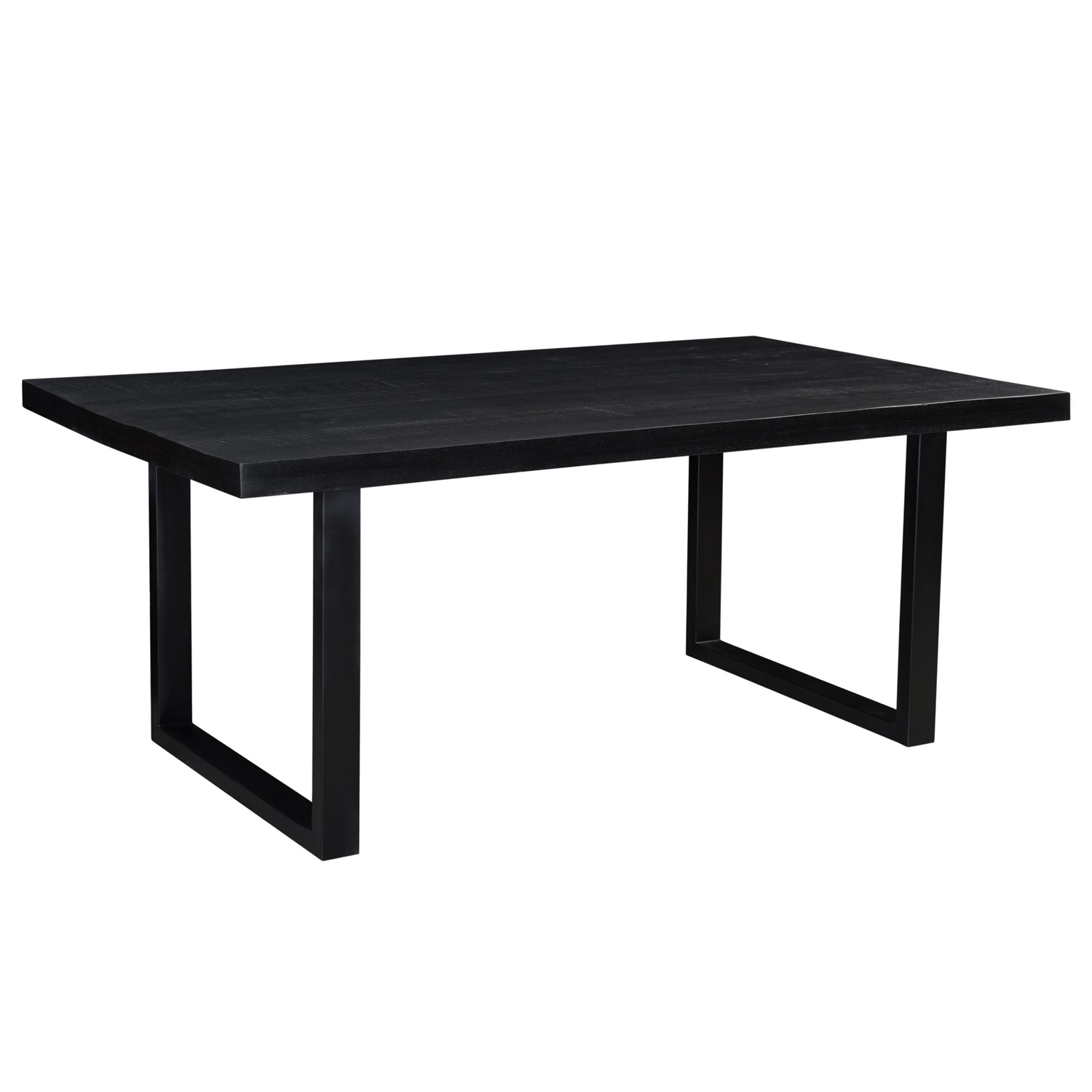 Esstisch Kala  200 x 100 cm Mangoholz schwarz
