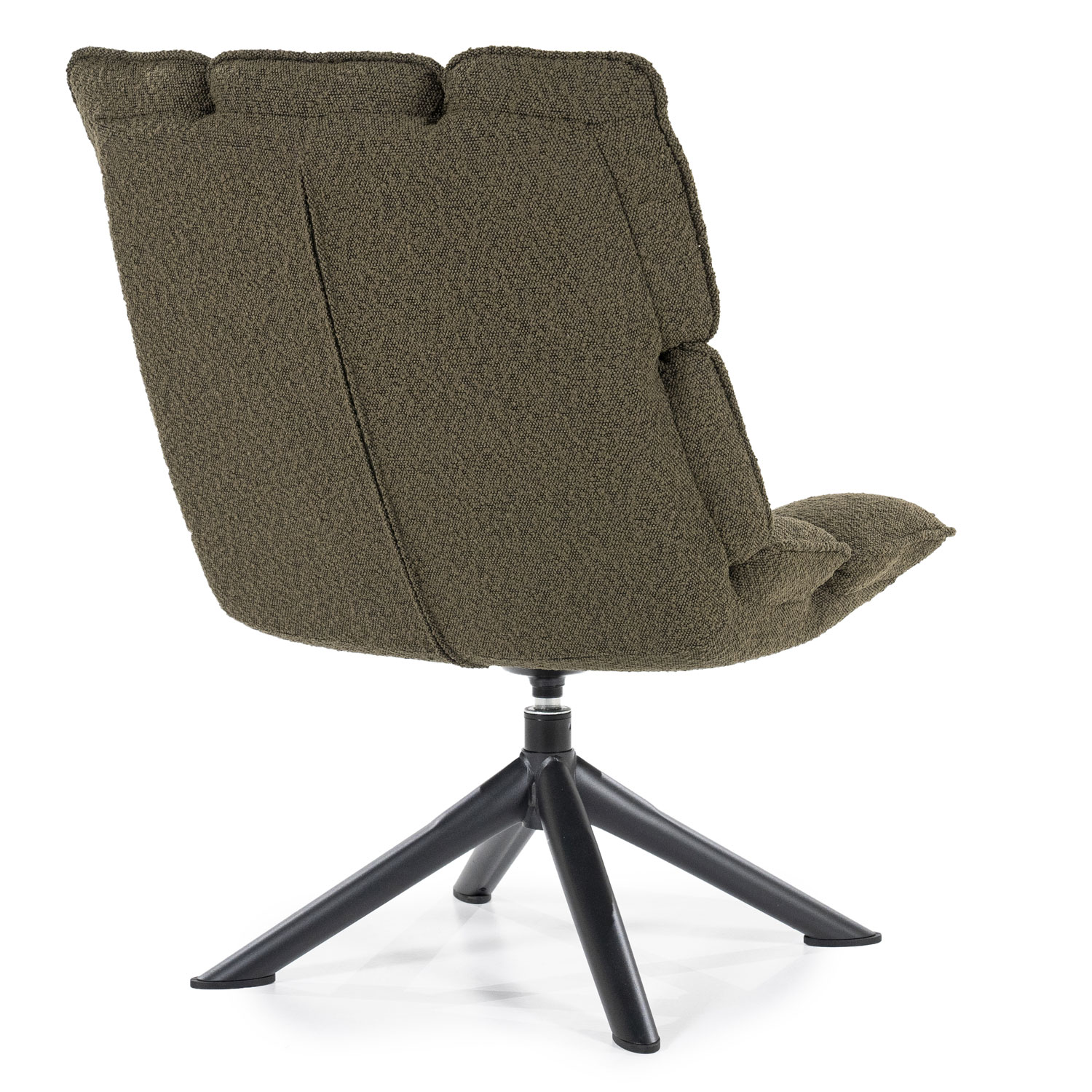Sessel BENTE drehbar Stoff grün
