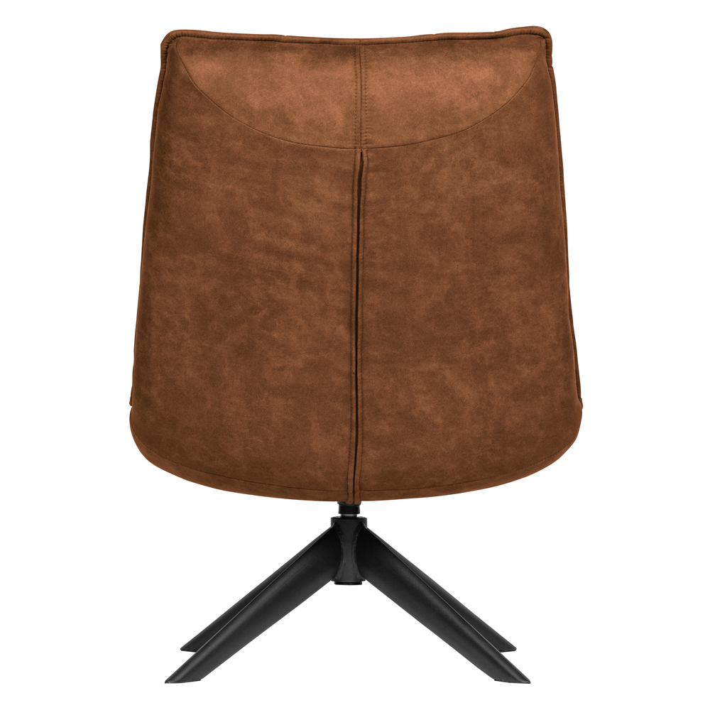 woood Loungesessel Sessel drehbar Jouke cognac