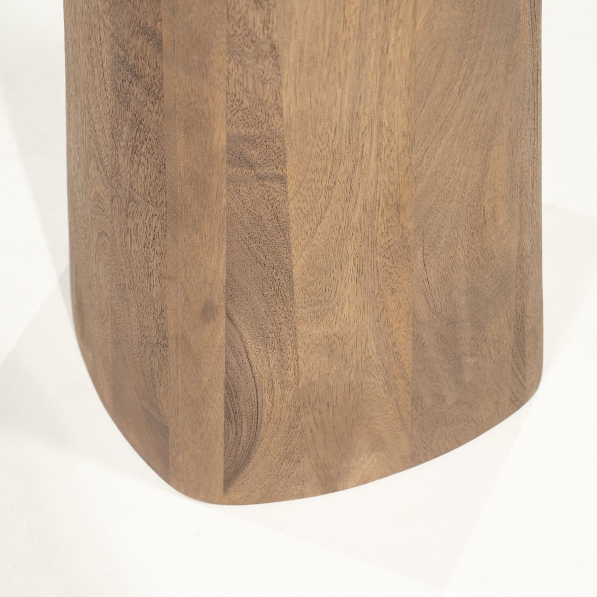 Bartisch Aron quadratisch 80 x 80 cm Mango Massivholz hellbraun