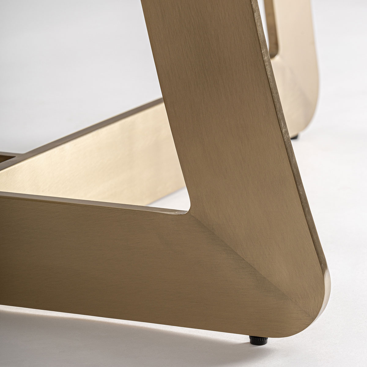 Esstisch JUSSEY oval 220 x 100 cm weißer Feinsteinzeug - Porzellan-Keramik