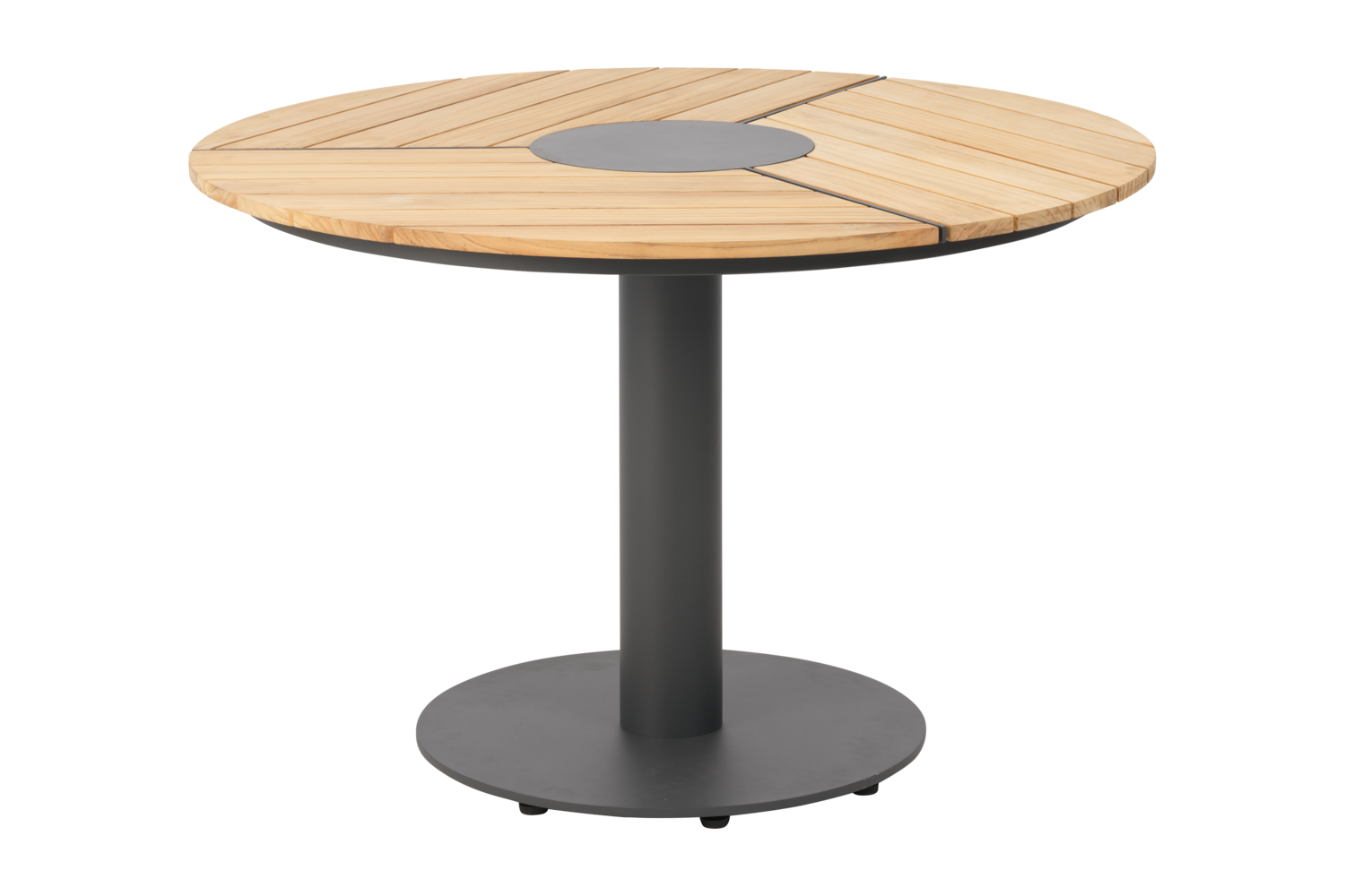 Gartentisch Peace Ø 110 cm rund Teakholz  