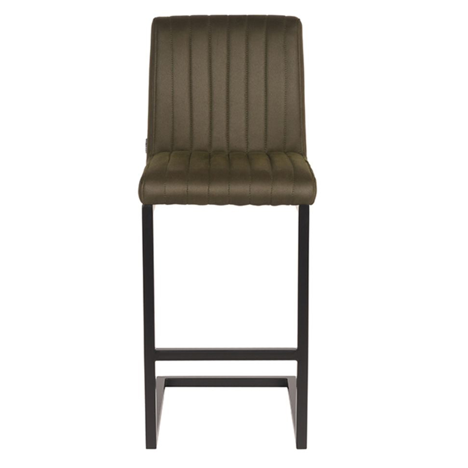 Barhocker HUGO Microfaser armygrün SH 66 cm