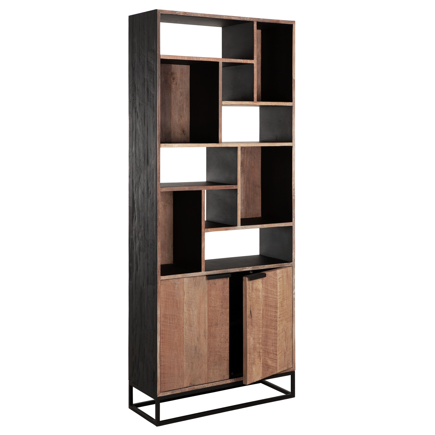 Bücherschrank Regal Cosmo B 90 cm Teakholz
