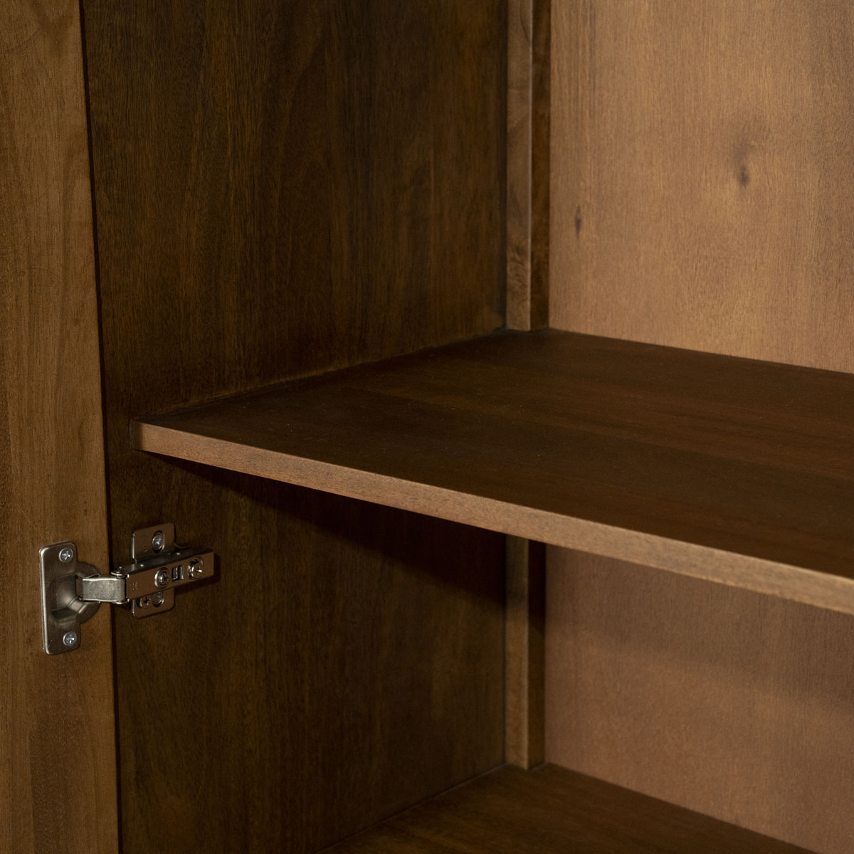 Highboard King mit 2 Türen Mango Holz Furnier
