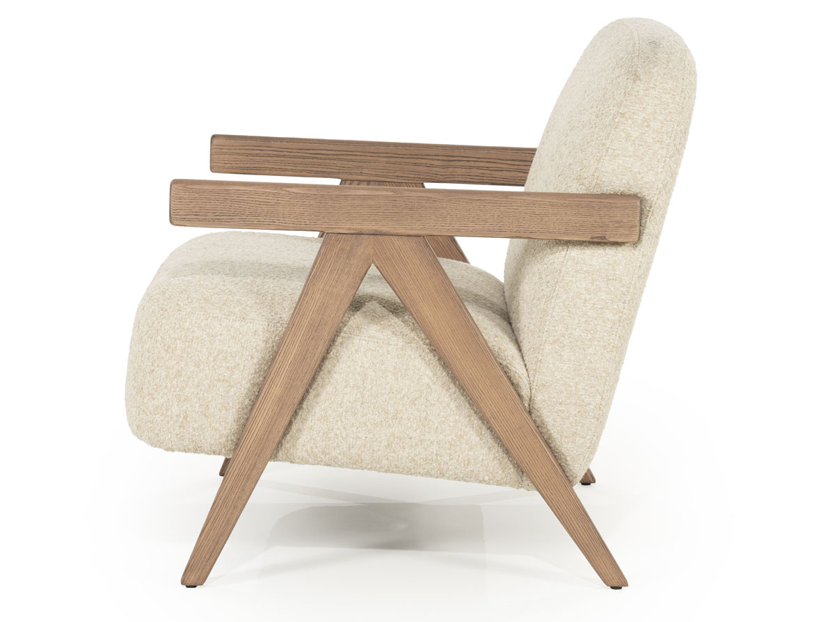 Sessel Francis beige Clubsessel Fernsehsessel