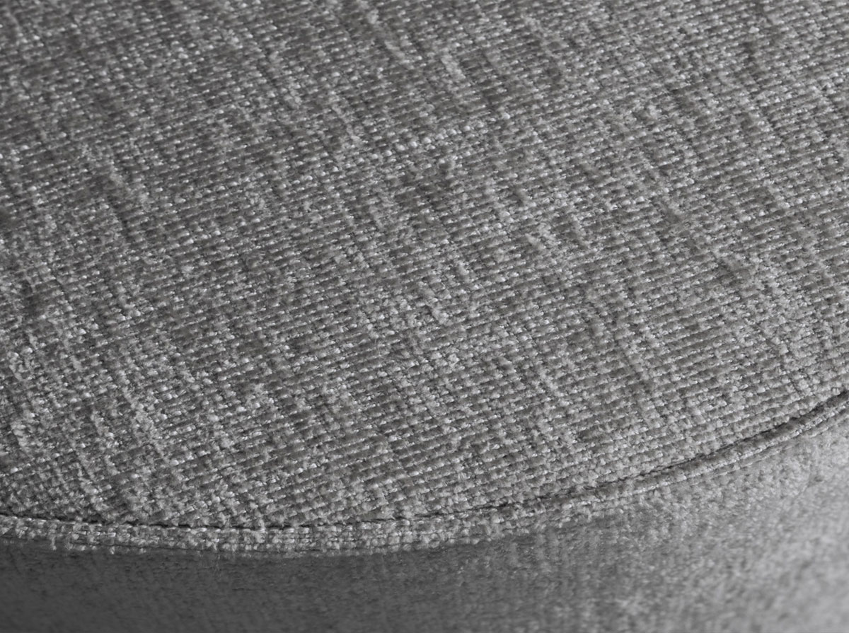 Pouf PEARL XL Ø 80 cm denim melange Hocker Sitzhocker