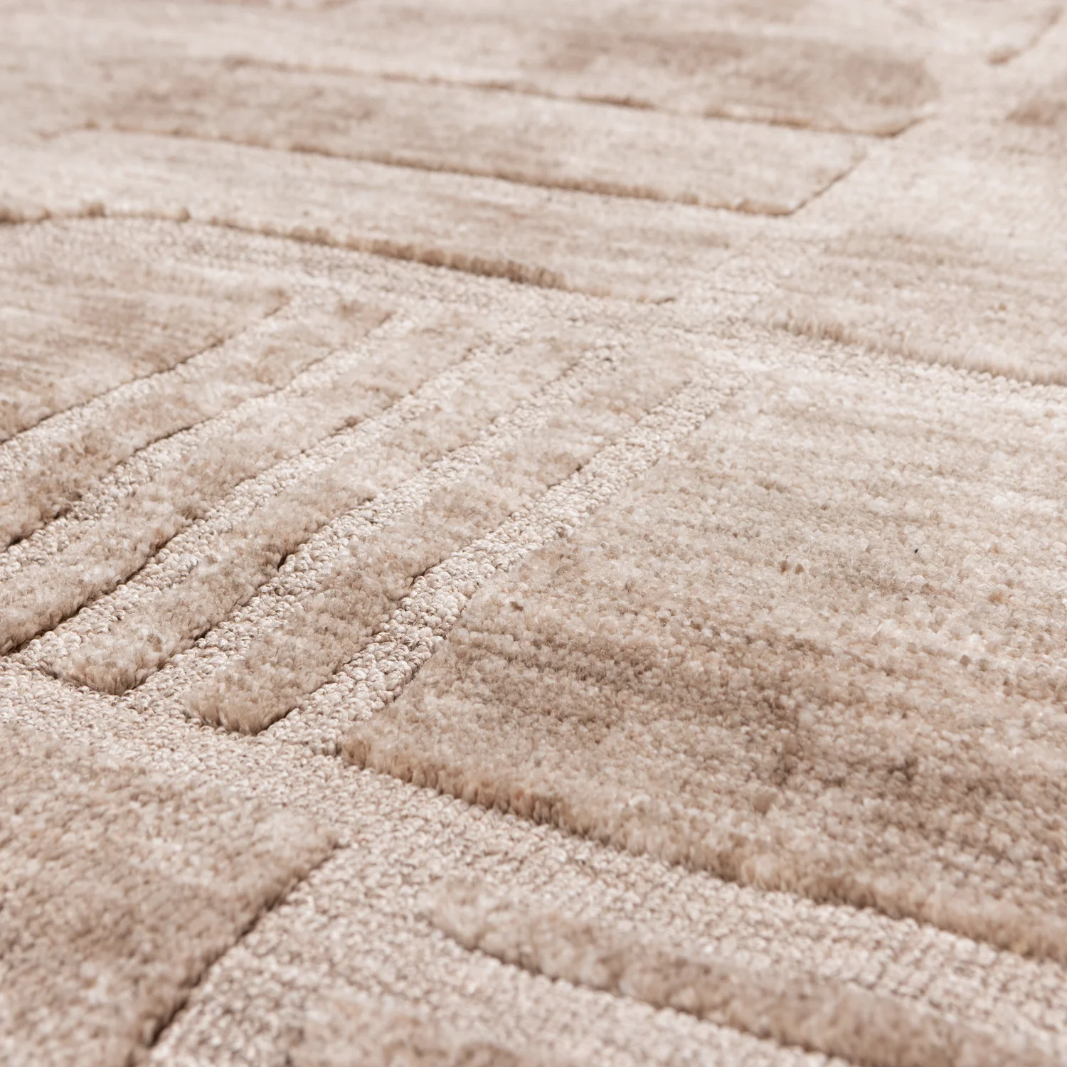 Teppich LOVI 240 x 170 cm Mischgewebe taupe
