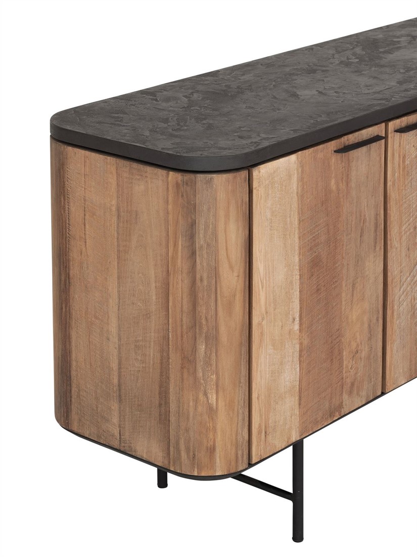 Sideboard Soho 200 cm recyceltes Teakholz Mortex Kommode