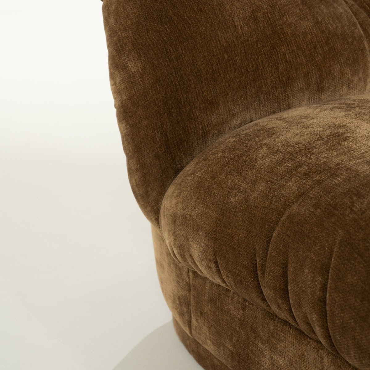 Sessel gepolstert Nook Stoff Blim senffarben