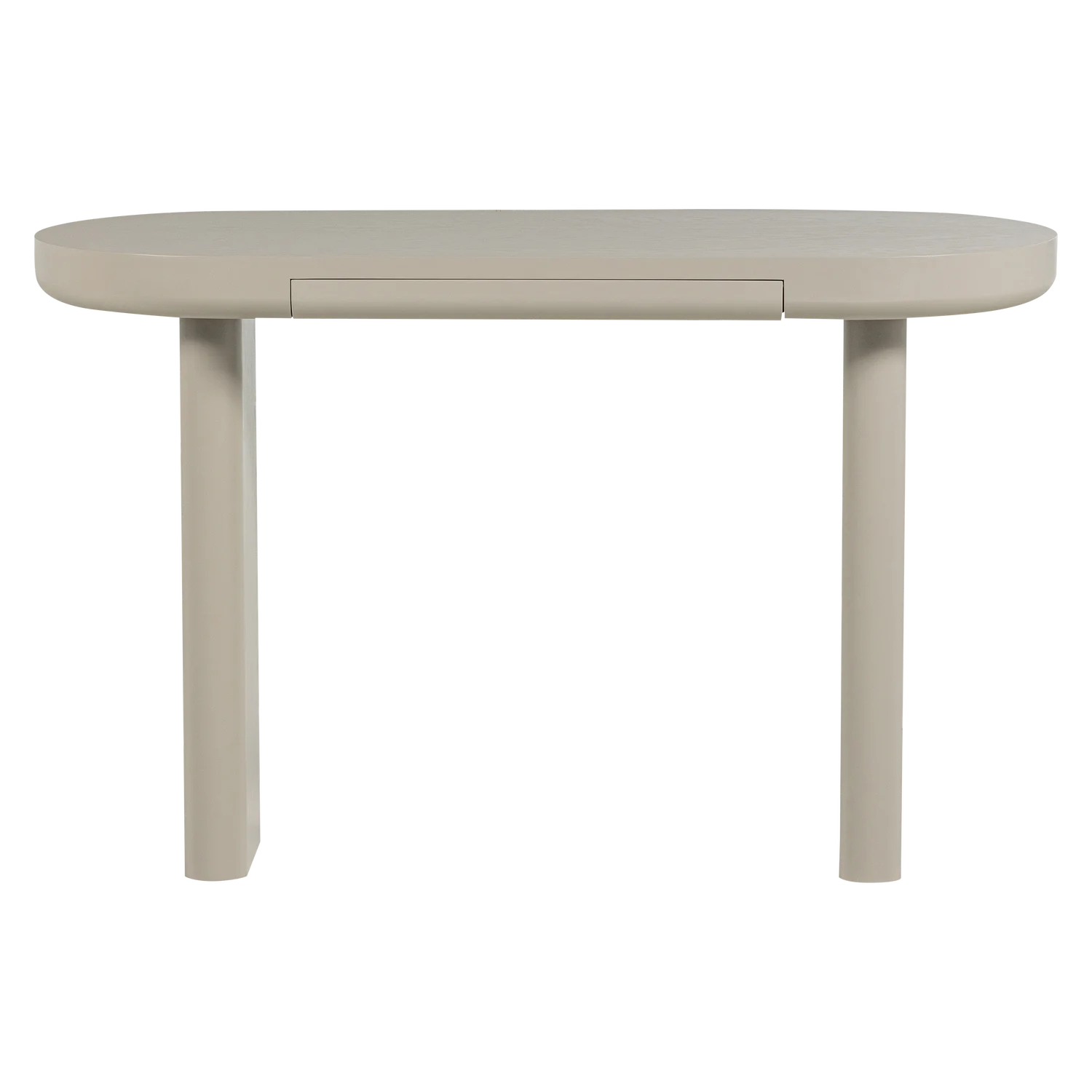 Schreibtisch MAEL 120 x 50 cm Furnier staubgrau