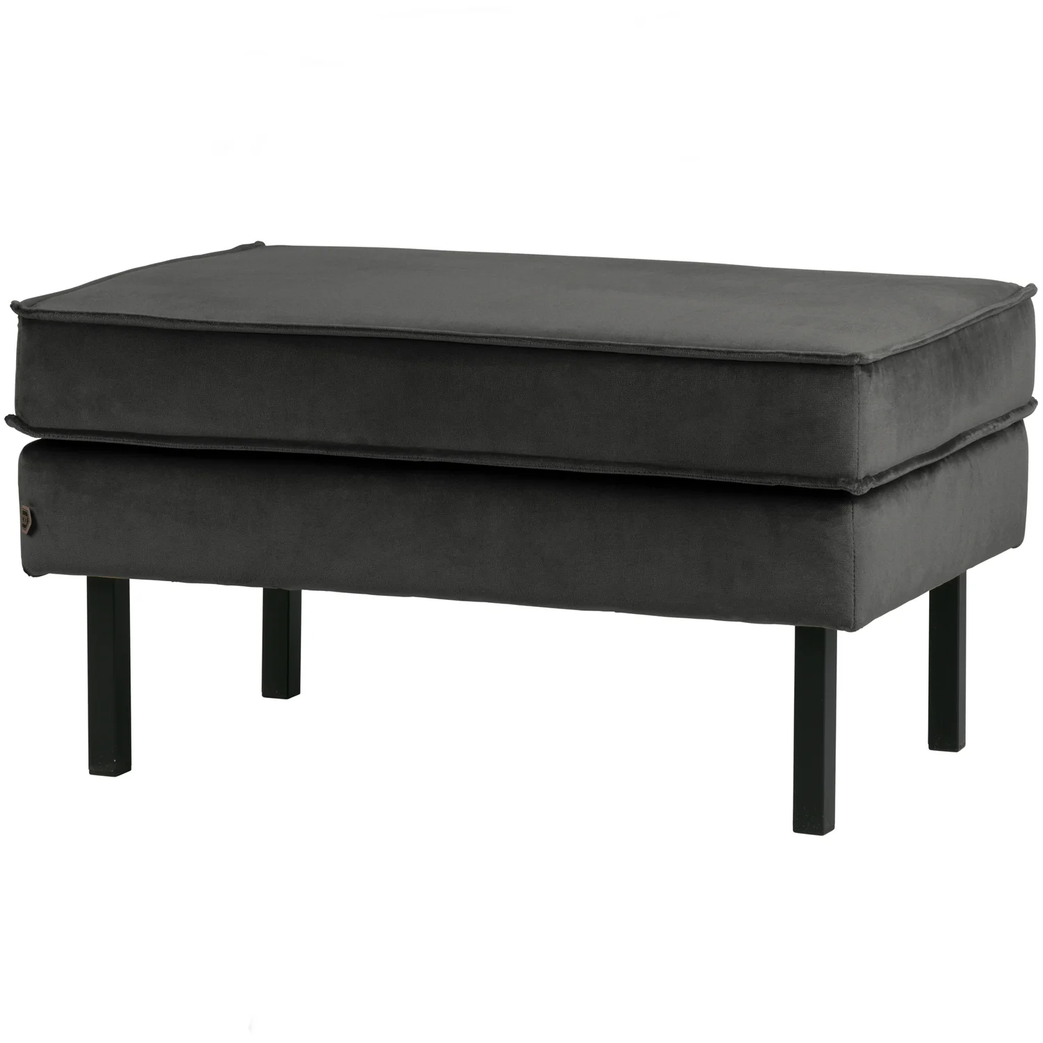 Hocker Fußhocker RODEO Samt Velvet anthrazit