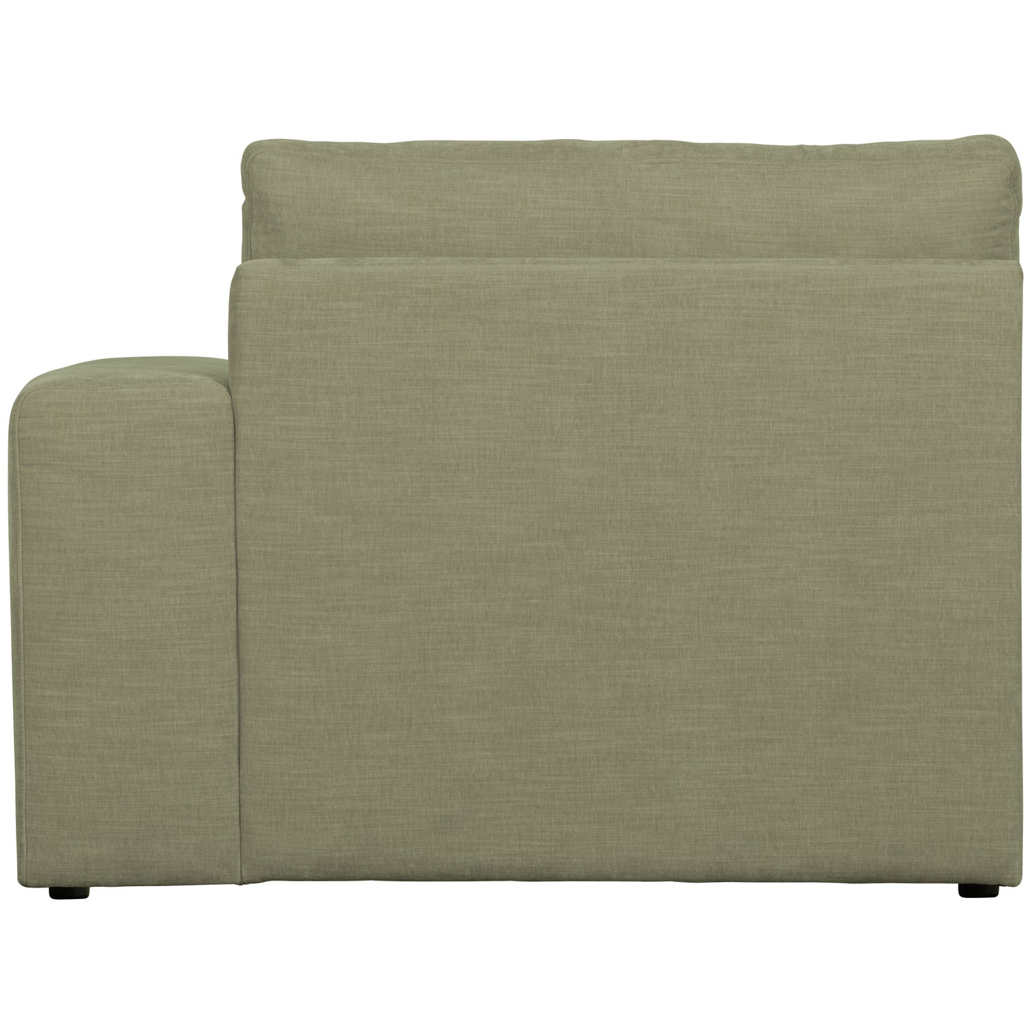 Sofaelement FAMILY mit Armlehne rechts Element Webstoff grün