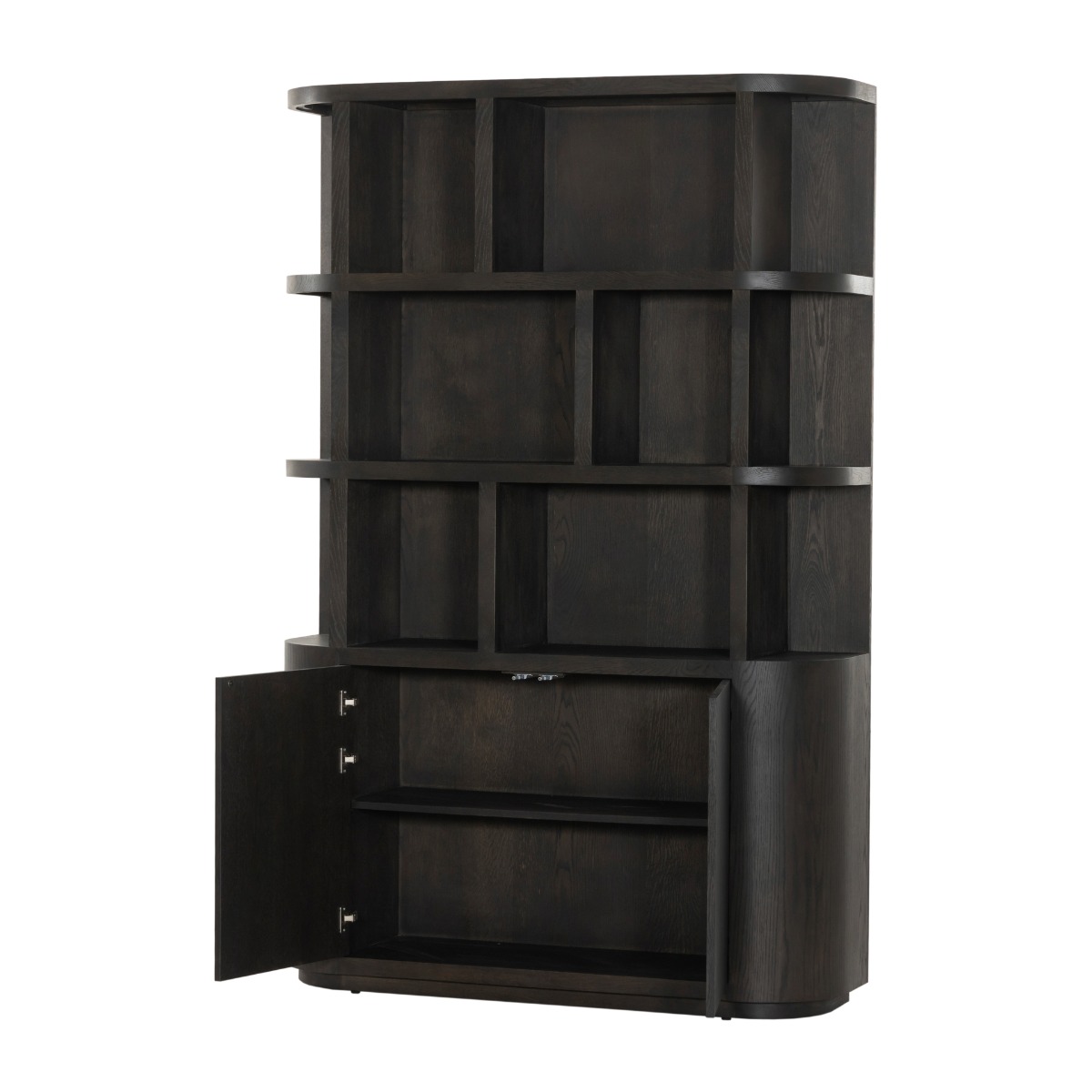 Schrank Regal Novero Espresso B 145 cm braun