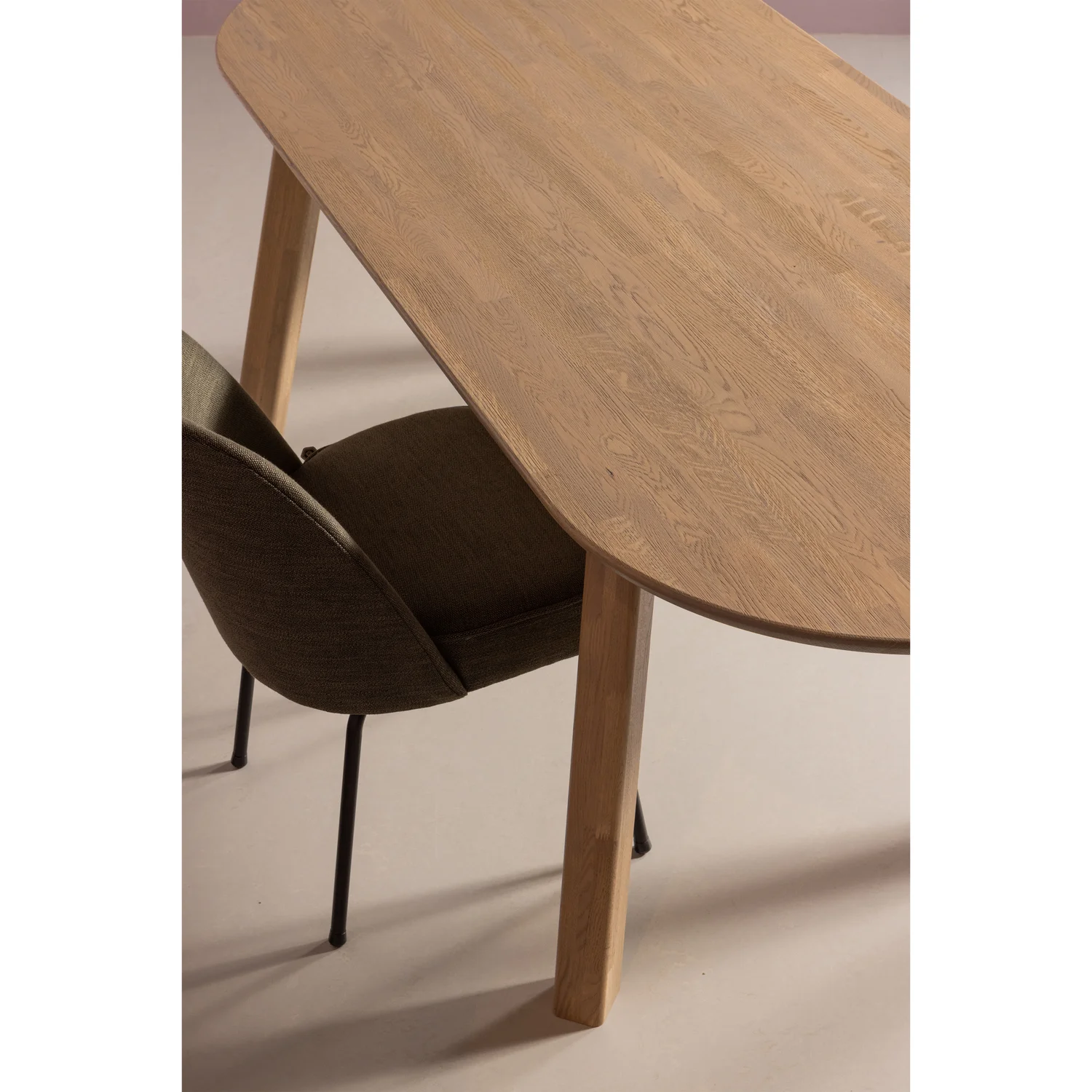 2er Set Esszimmerstuhl Vogue Webstoff warmes grün