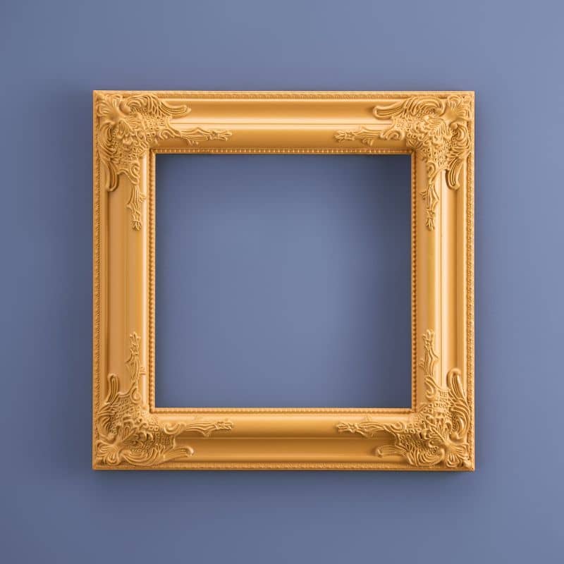 Bilderrahmen Royal Frame Rahmen Dekorahmen Holz orange