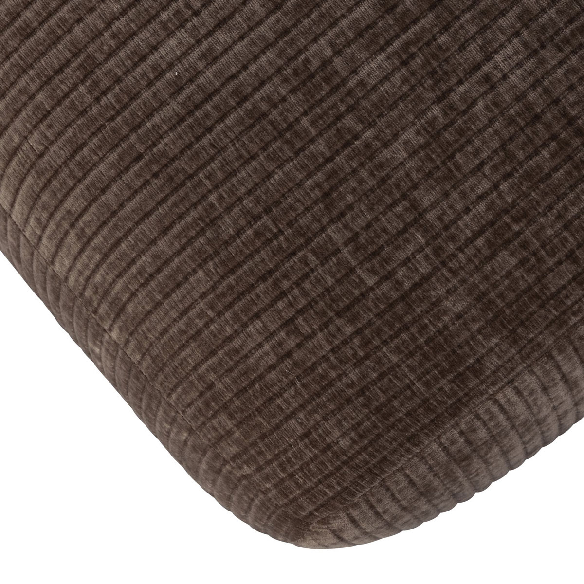 woood Esszimmerbank Hocker MOJO 164 cm gerippter Stoff braun