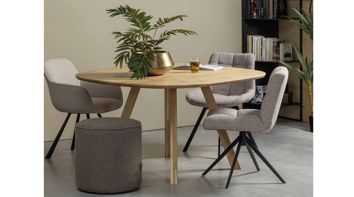 Esstisch Tablo 130 x 130 cm Eiche FSC-zertifiziert