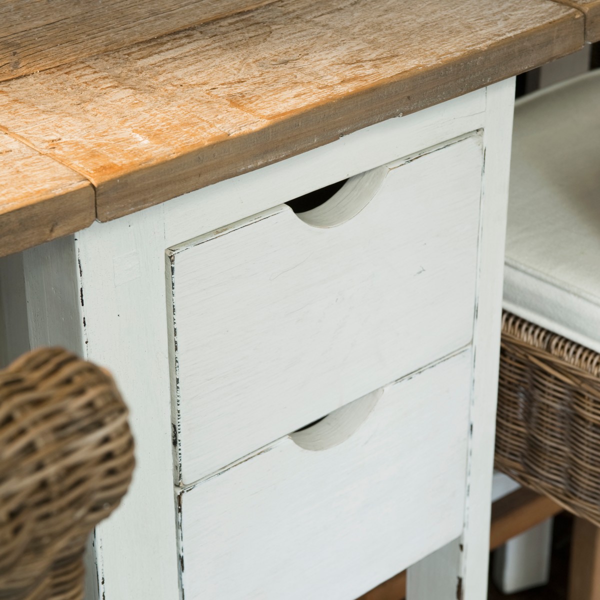 Rivièra Maison Wooster Street Bartisch ausziehbar 50–180 cm