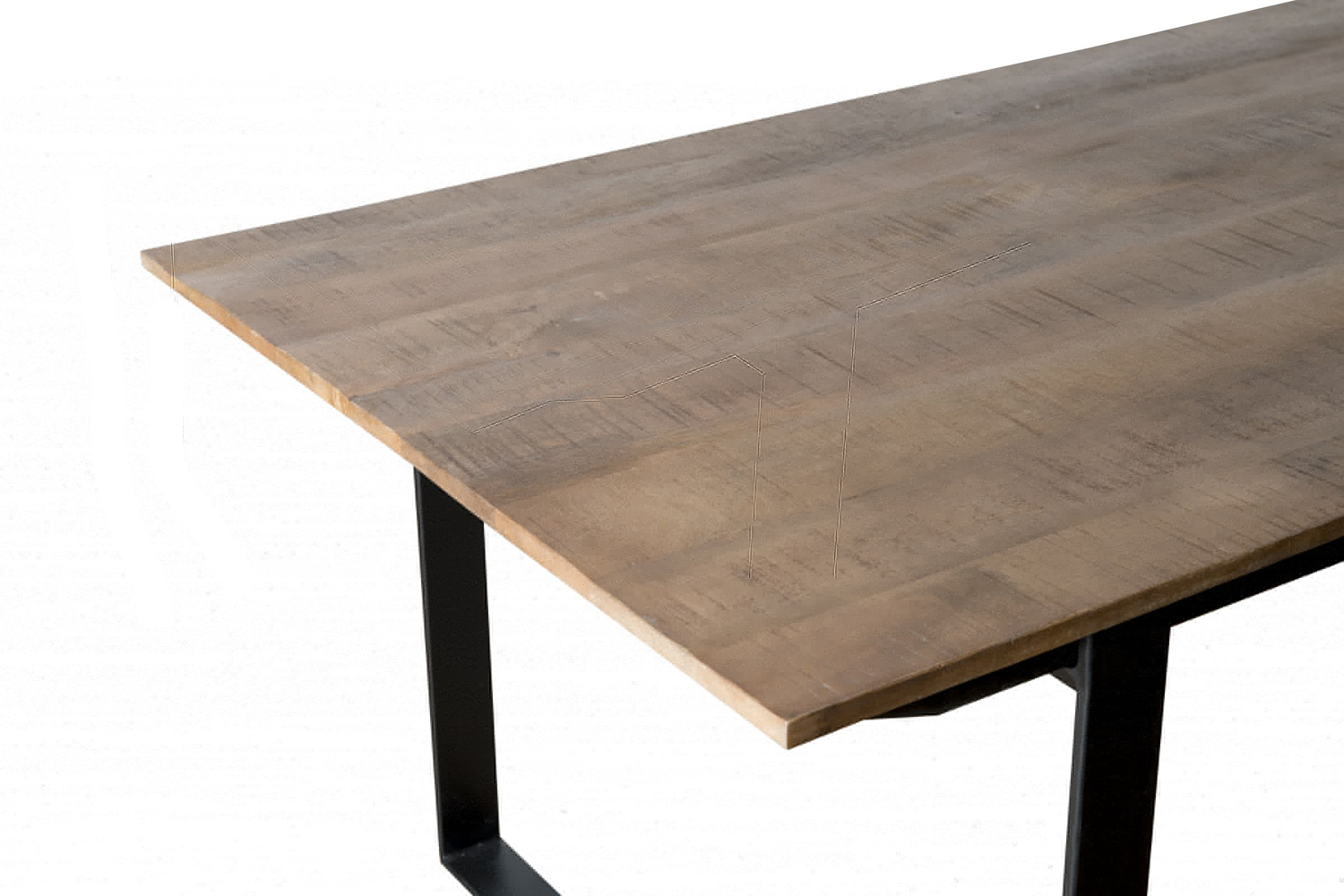 Esstisch 200 x 100 cm Mangoholz