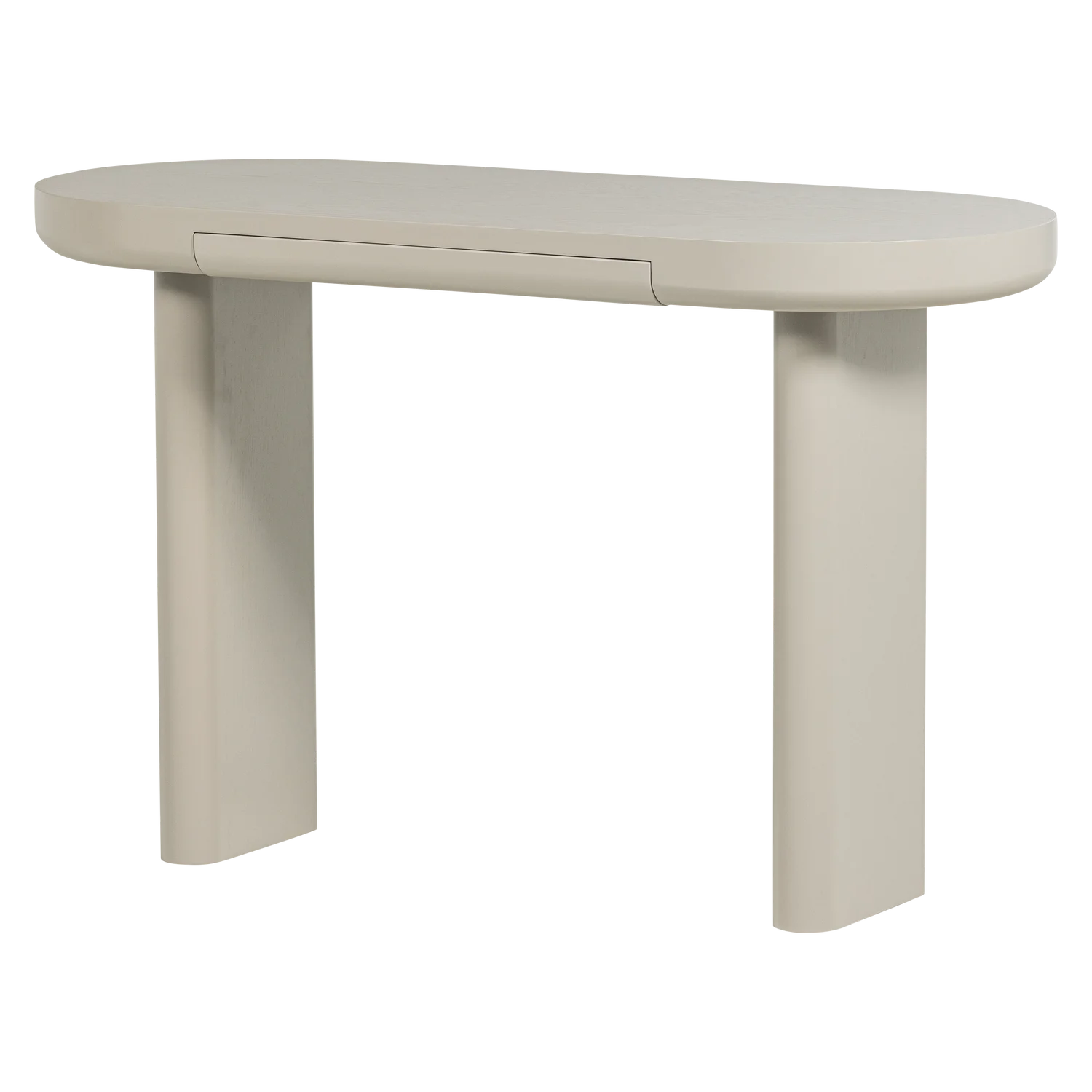 Schreibtisch MAEL 120 x 50 cm Furnier staubgrau