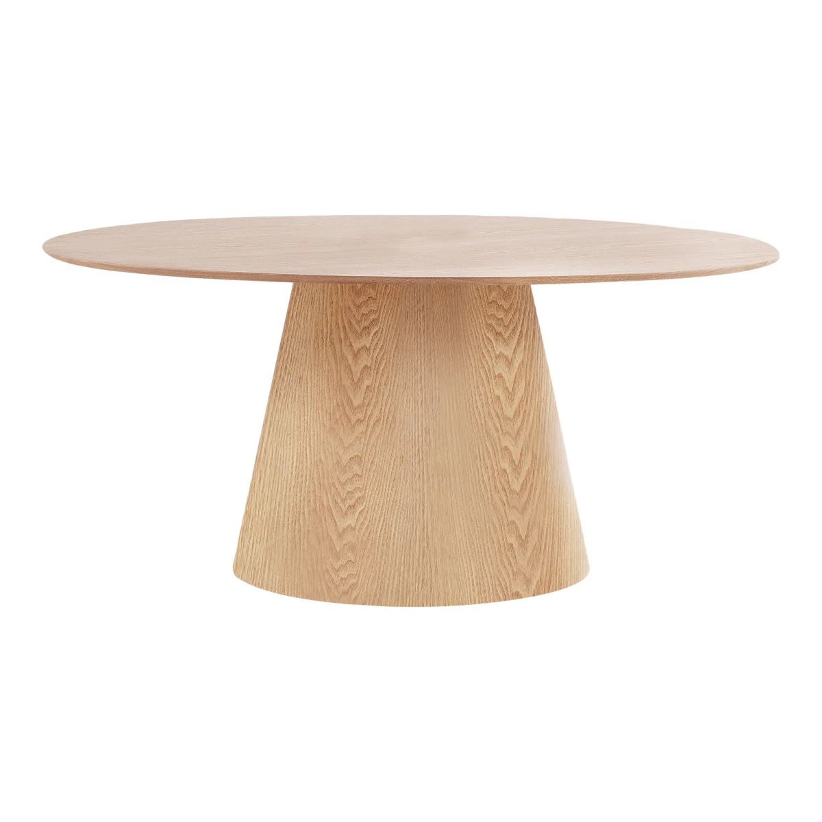 Esstisch oval BOSTON 160 x 90 cm Esche natur