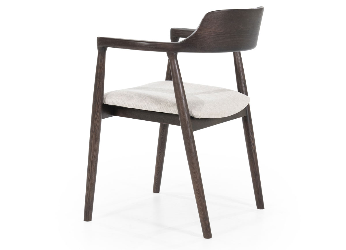 Esszimmerstuhl Stuhl Yorick Armlehnstuhl Esche Holz dunkelbraun