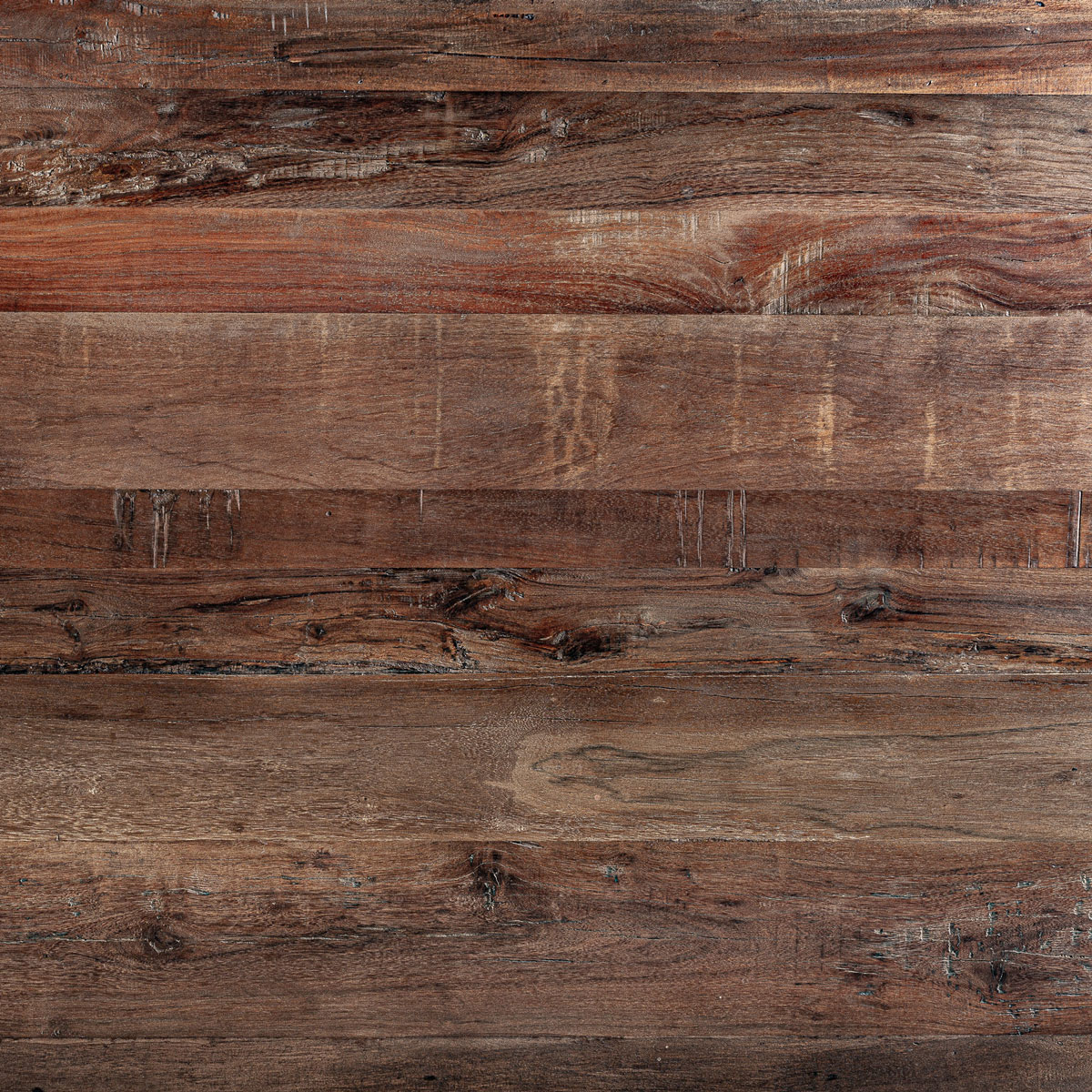 Esstisch SELBY 220 x 100 cm recyceltes Massivholz rustikal