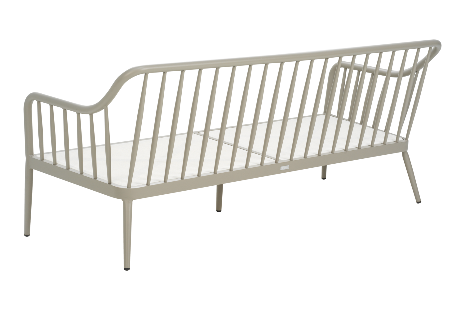 3 Sitzer Gartensofa Sofa Coleville 185 cm mit Kissen Aluminium khaki