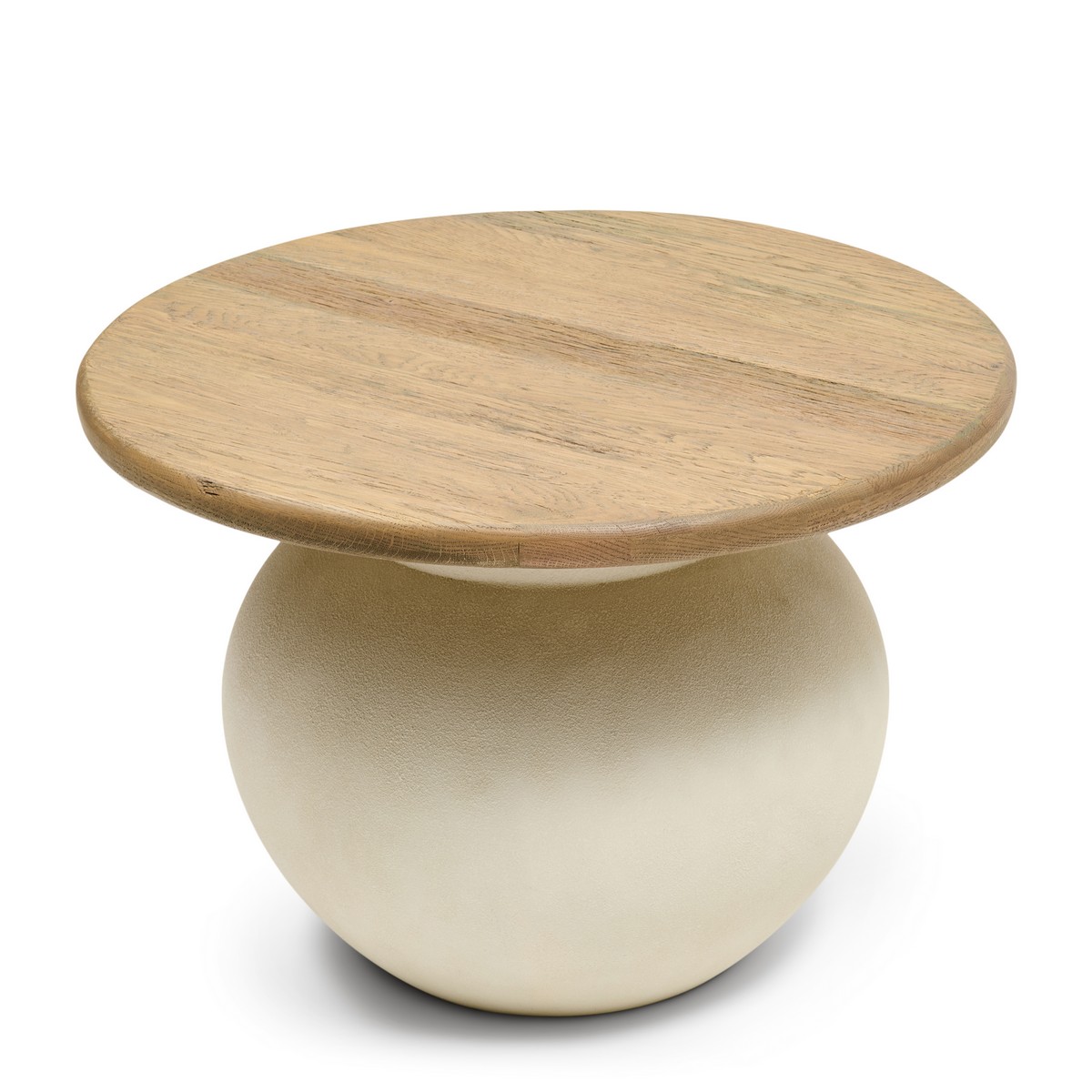 Rivièra Maison Cala Nova Couchtisch Ø 60 cm aus recyceltem Eichenholz