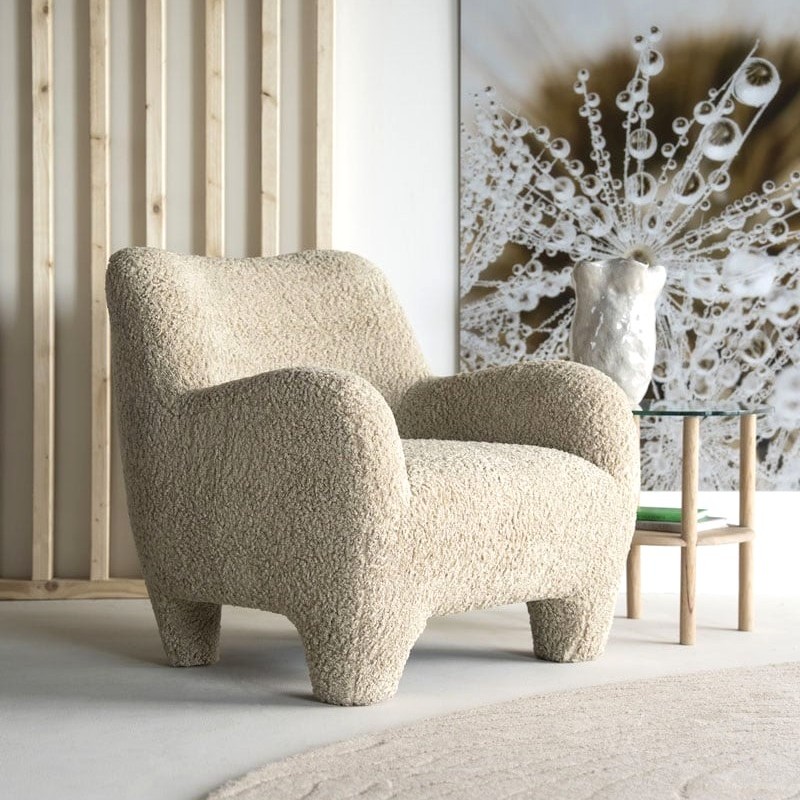 Sessel Shaun Teddystoff taupe  