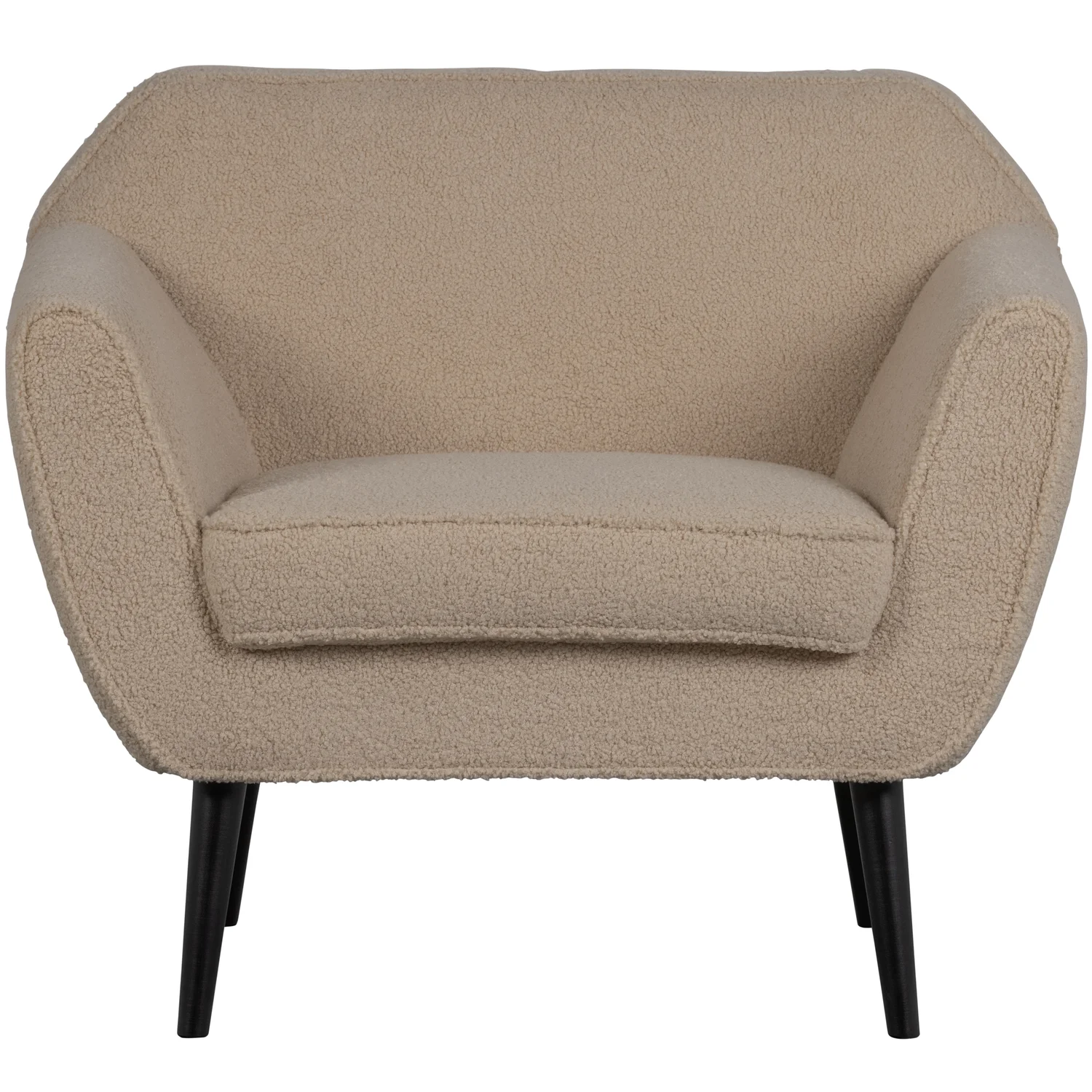 woood Sessel Rocco Teddystoff sandfarben Fernsehsessel