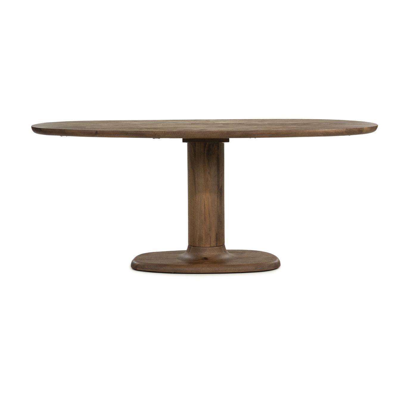 Esstisch Coco oval 180 x 110 cm Mango Massivholz 