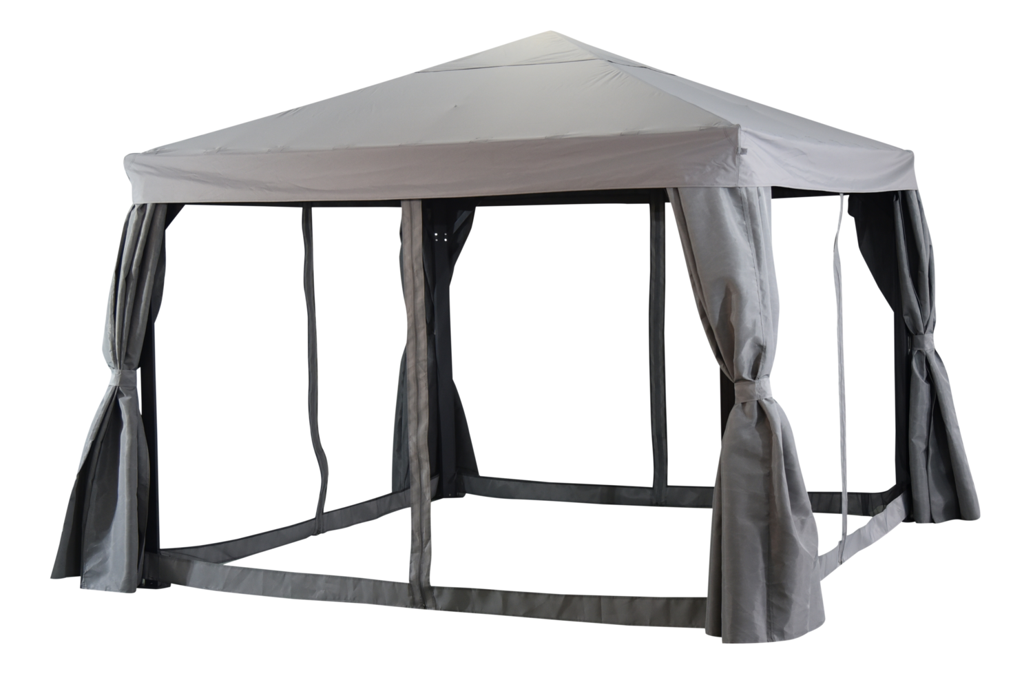 Pavillion Gartenpavillion Biella 300 x 300 cm grau