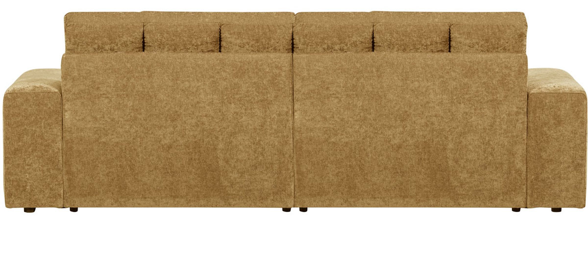 woood 2 Sitzer Sofa SECOND DATE Webstoff vintage gold