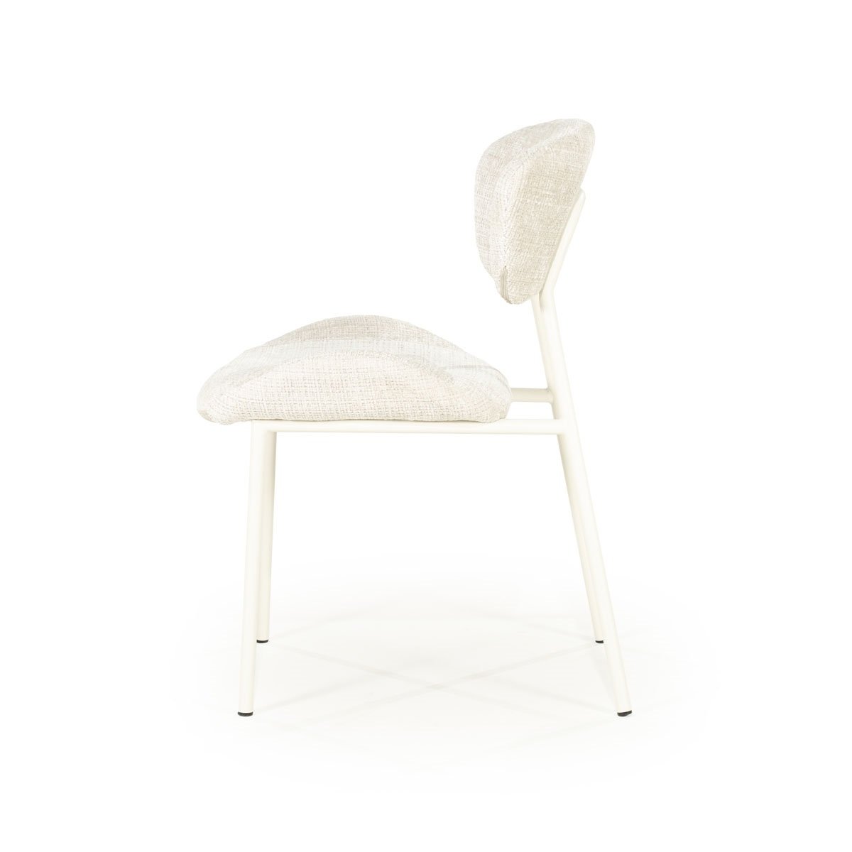 Esszimmerstuhl Dare Stoff beige Vierfußstuhl
