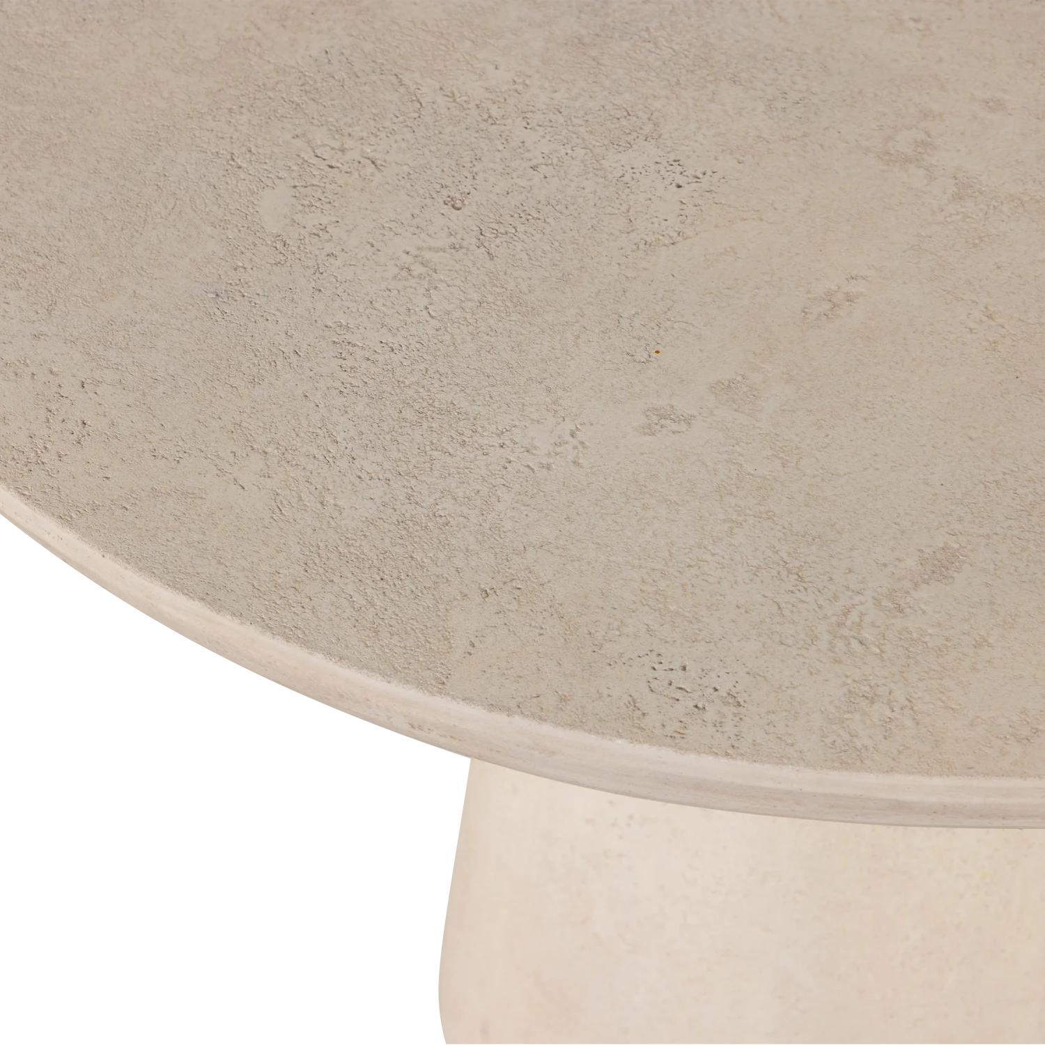 Gartentisch KEVON rund Ø 100 cm Beton natur