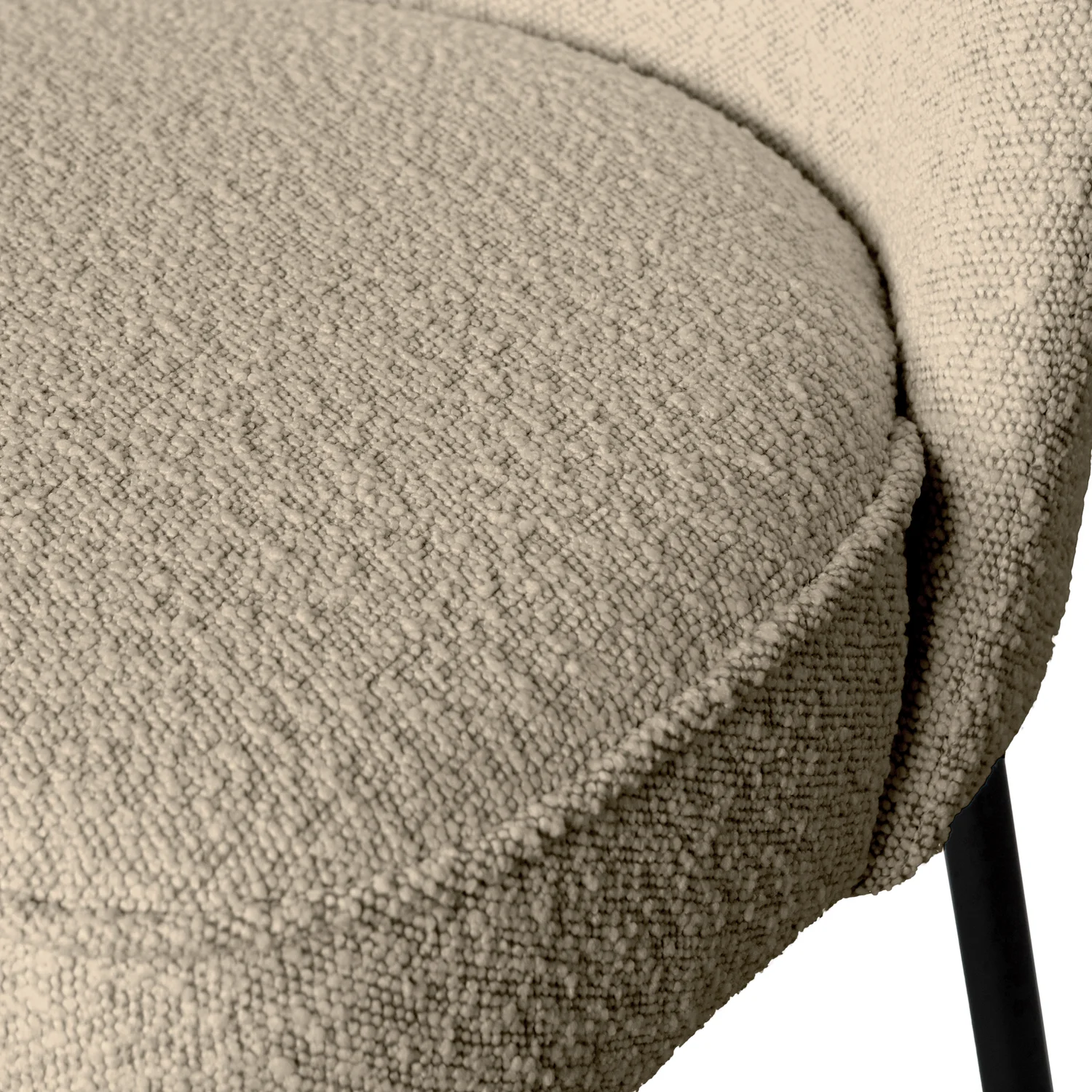 Esszimmerbank Vogue 120 cm Bouclé beige