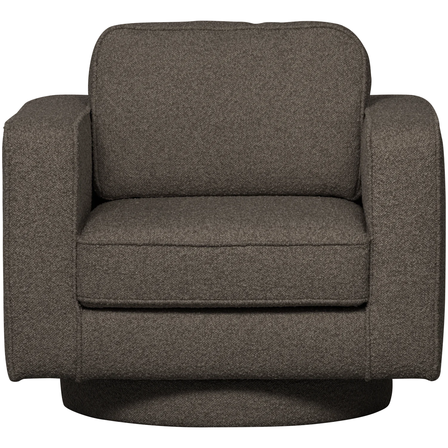 Sessel drehbar LAZY Bouclé anthrazit Drehsessel Fernsehsessel