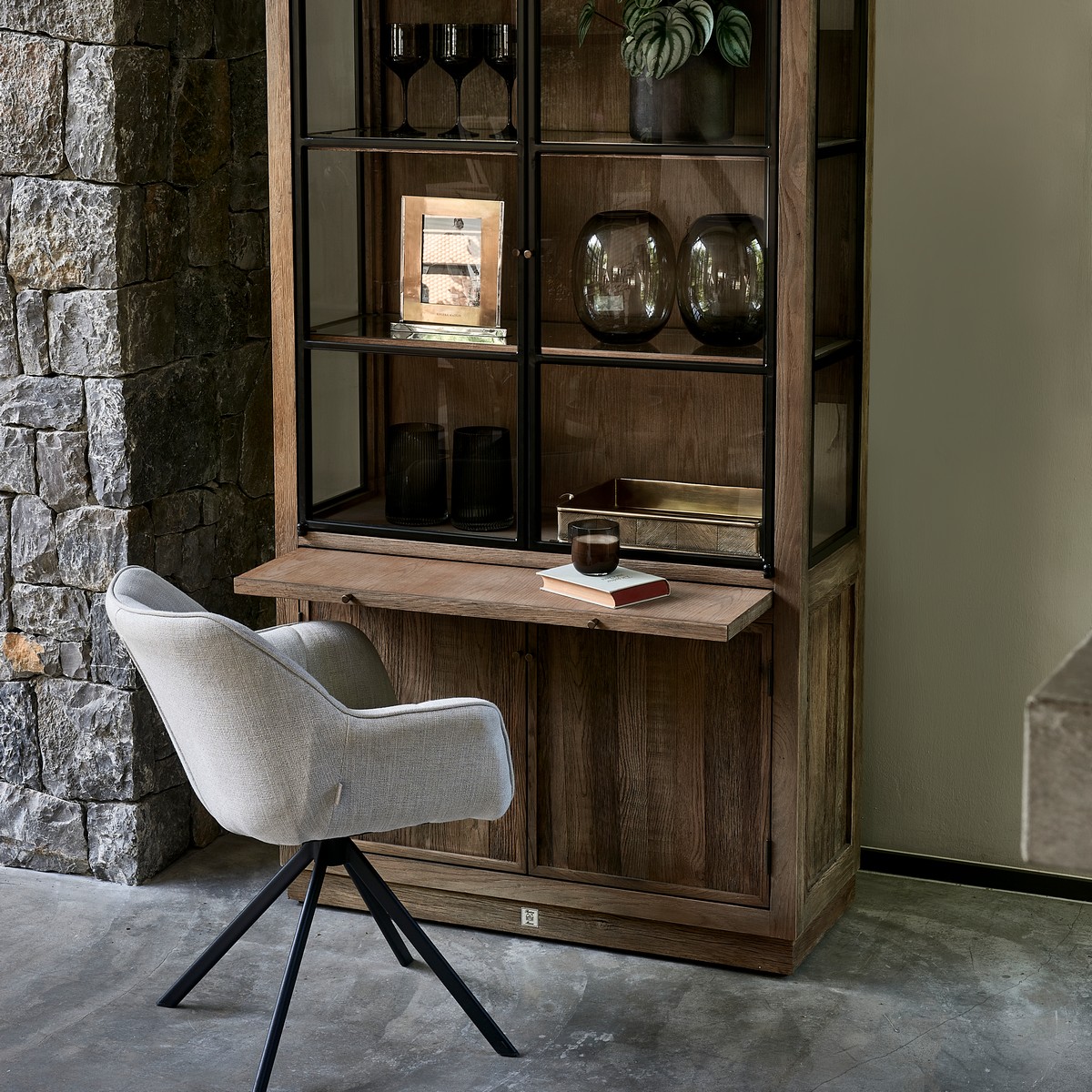 Rivièra Maison Buffetschrank Clearwater Creek 108 cm Eichenholz Braun