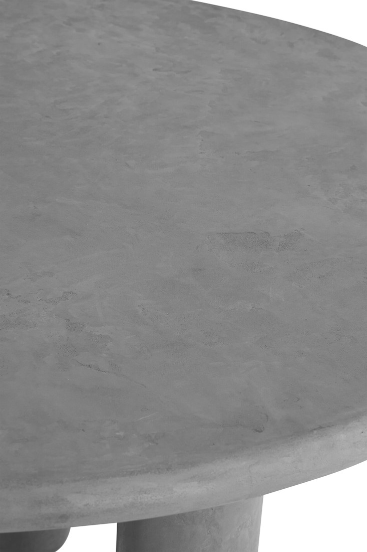 Esstisch CLIO rund Ø 140 cm Mortex betongrau