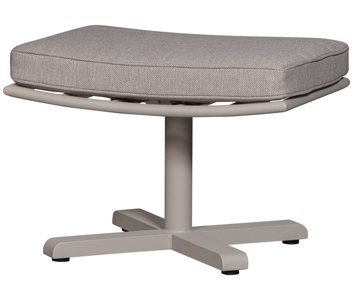 Gartenmöbel Lounge Hocker COOSA Alu sandfarben
