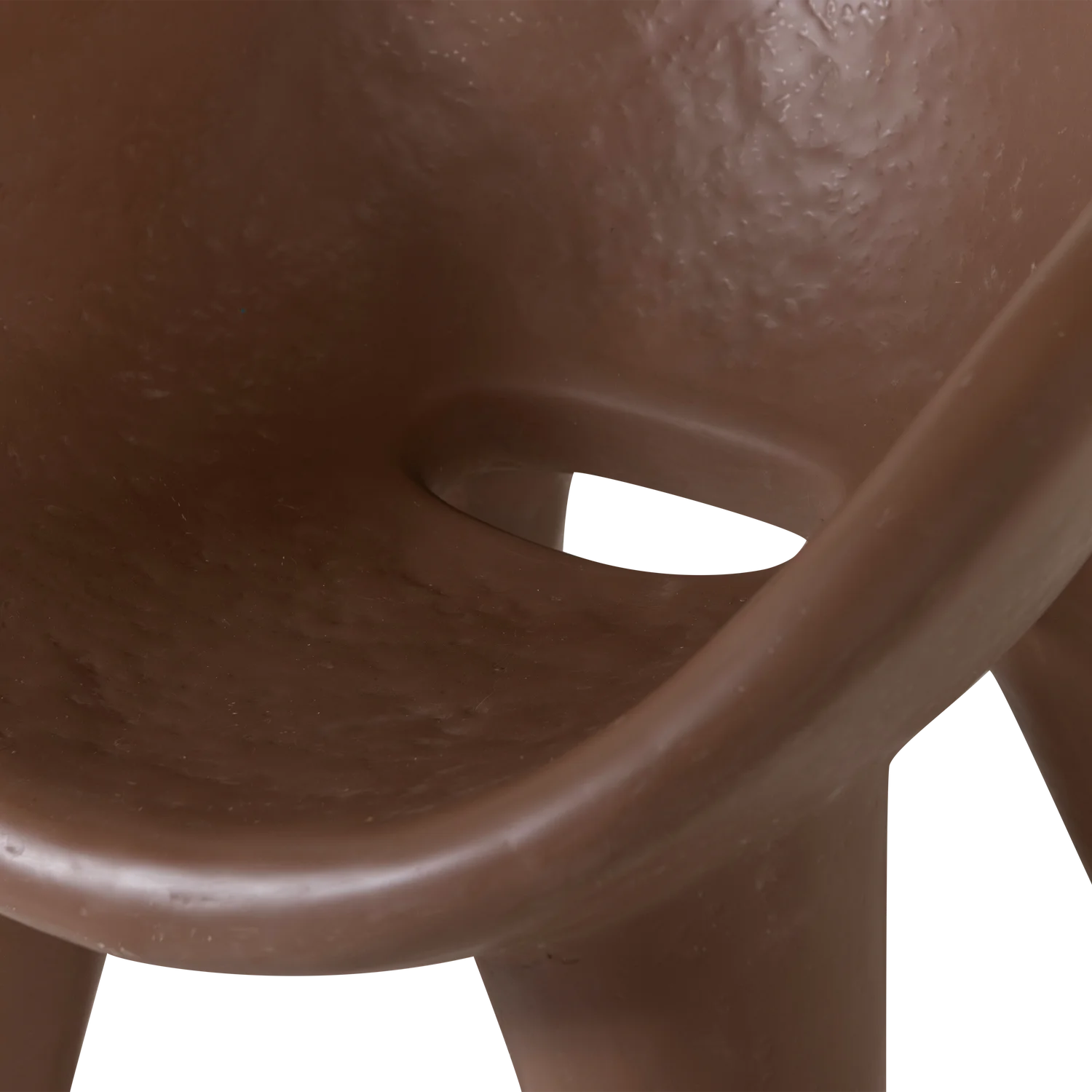 Outdoor Lounge Sessel ORIO Polymer rot braun Gartensessel