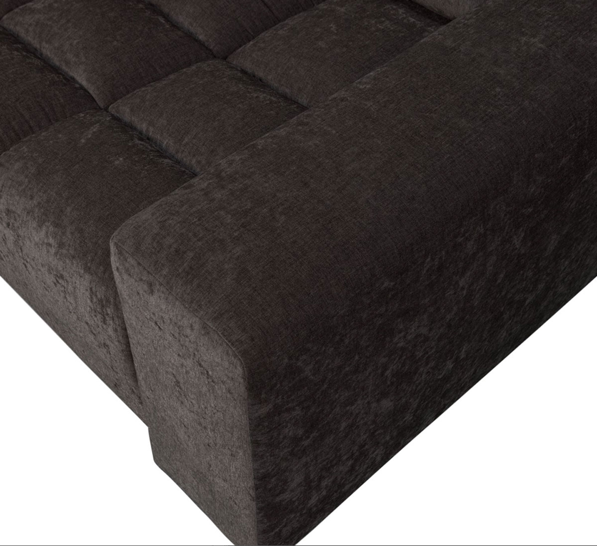 woood 2 Sitzer Sofa SECOND DATE Webstoff vintage anthrazit