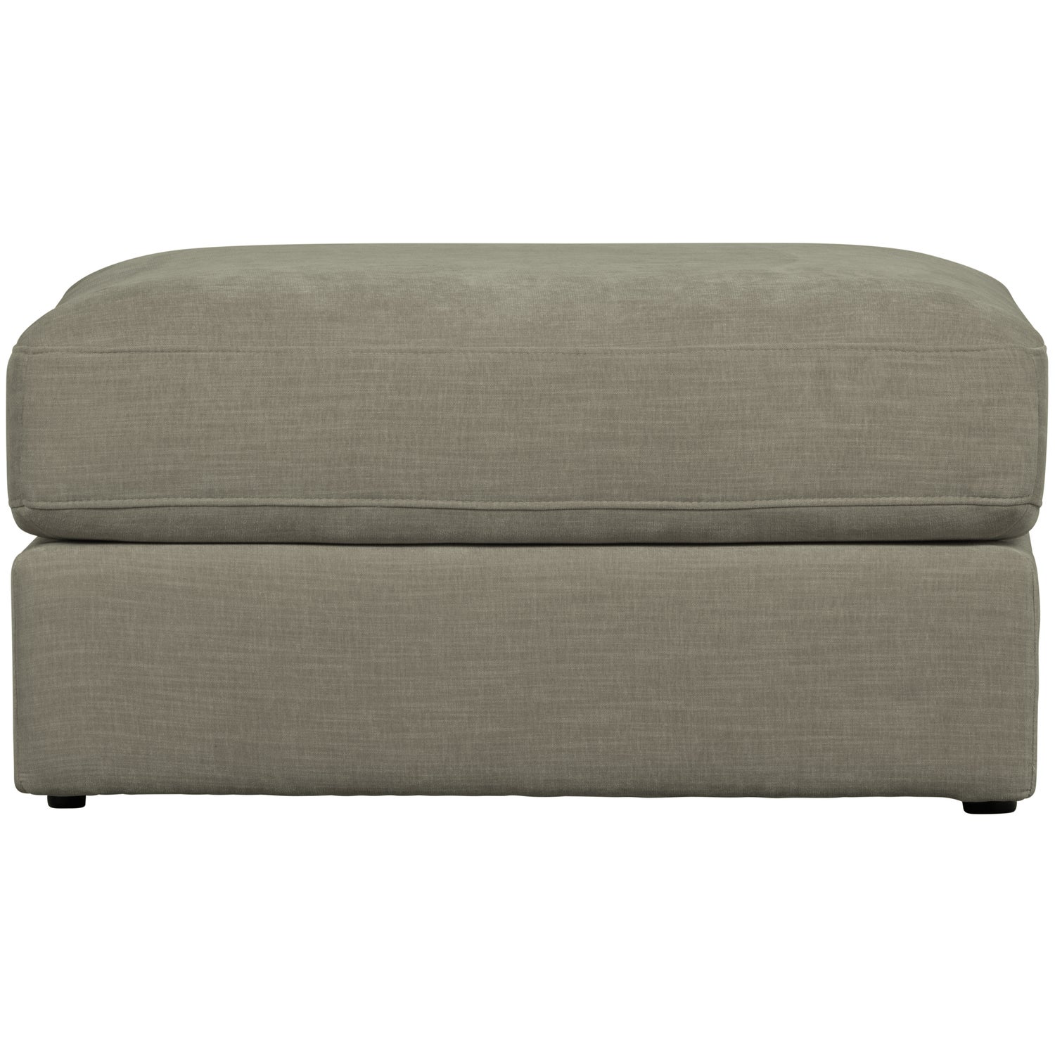 Hocker Fußhocker FAMILY Webstoff warmes grau 